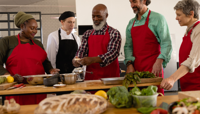 Samen koken in de wijk
